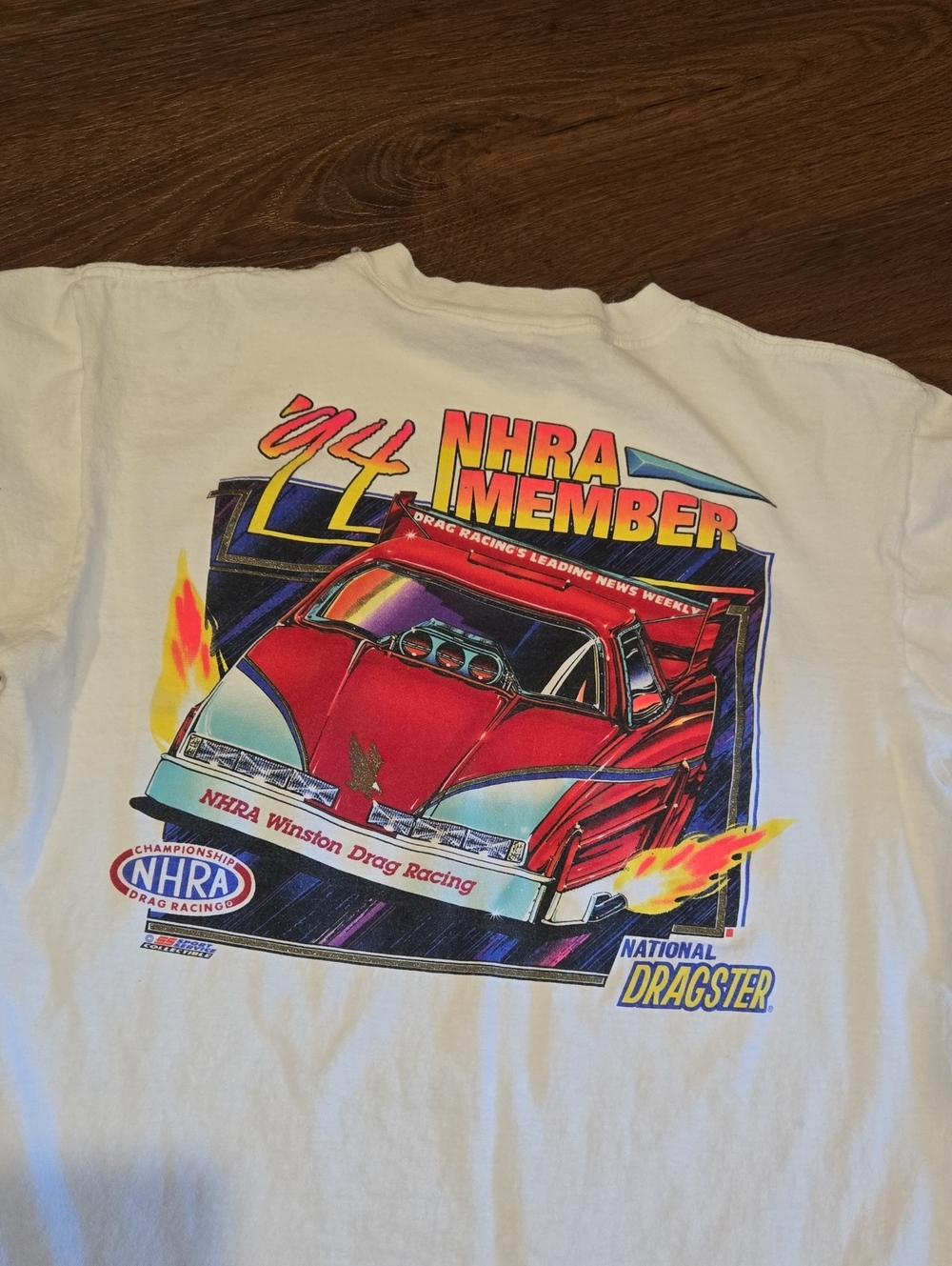 VINTAGE 1994 NHRA DRAG RACING SINGLE STITCH TSHIRT.. #8184
